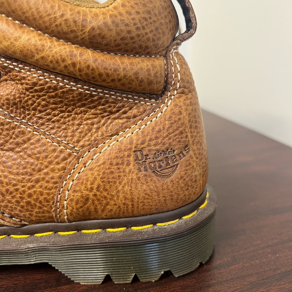 Dr. Martens Brown Leather Boots - Picture 3 of 7